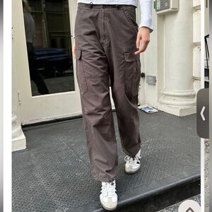New Brandy Melville cargo pants JEMMA grayish blueish medium -One size fits most